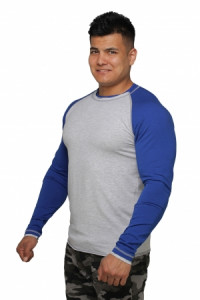  Long Sleeve Berserk Grey/Blue LS1211LGB L 4