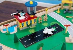   KidKraft Waterfall Mountain Train Set and Table (17850) 6