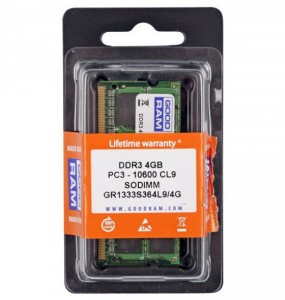  Goodram 4Gb DDR3 1333MHz sodimm for Apple iMac W-AMM13334G