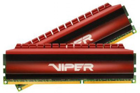   Patriot DDR4 16GB (2x8GB) 2666 MHz PE-V4 BLK/RED DUALCH (PV416G266C5K) 3