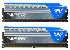   Patriot DDR4 16GB (2x8GB) 2666 MHz V Elite Kit BLK/BLU (PVE416G266C5KBL)