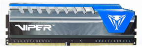   Patriot DDR4 16GB (2x8GB) 2666 MHz V Elite Kit BLK/BLU (PVE416G266C5KBL) 3