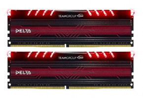   Team DDR4 2x16GB/2400 Delta Red LED (TDTRD432G2400HC15BDC01)