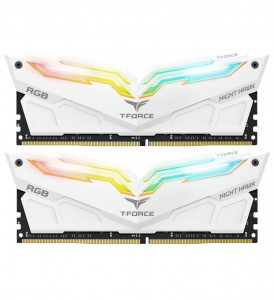   Team DDR4 2x8GB/3000 T-Force Night Hawk RGB White (TF2D416G3000HC16CDC01)