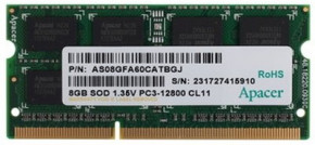   Apacer DDR3 8Gb 1600Mhz (DV.08G2K.KAM)