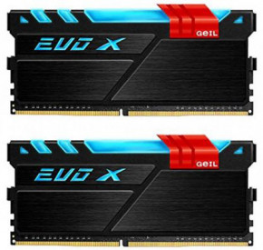   GeIL DDR4 8GB (2x4GB) 2400 MHz EVO X (GEX48GB2400C16DC)