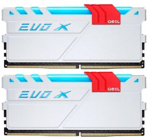   GeIL DDR4 16GB (2x8GB) 2400 MHz EVO X White (GEXW416GB2400C16DC)