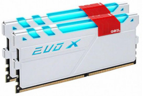   GeIL DDR4 16GB (2x8GB) 3000 MHzEVO X White (GEXW416GB3000C15ADC) 3