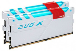   GeIL DDR4 32GB (2x16GB) 2400 MHz EVO X White (GEXW432GB2400C16DC) 3