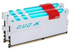   GeIL DDR4 32GB (2x16GB) 3000 MHz EVO X Wite (GEXW432GB3000C15ADC) 3