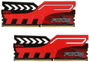   GeIL DDR4 16GB (2x8GB) 3200 MHz FORZA Red (GFR416GB3200C16DC)