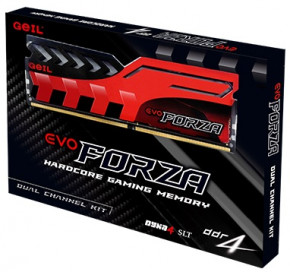   GeIL DDR4 16GB (2x8GB) 3200 MHz FORZA Red (GFR416GB3200C16DC) 4