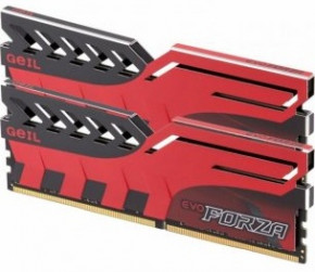   GeIL DDR4 16GB (2x8GB) 3200 MHz FORZA Red (GFR416GB3200C16DC) 3