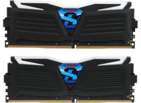   GeIL DDR4 16GB (2x8GB) 2400 MHz Super Luce Black (GLG416GB2400C16DC)