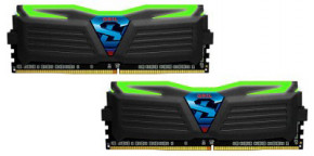   GeIL DDR4 16GB (2x8GB) 2400 MHz Super Luce Black (GLG416GB2400C16DC) 3