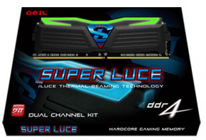   GeIL DDR4 16GB (2x8GB) 3000 MHz Super Luce Black (GLG416GB3000C15ADC) 4