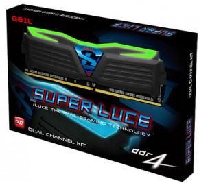   GeIL DDR4 16GB (2x8GB) 3000 MHz Super Luce Black (GLG416GB3000C15ADC) 5