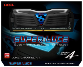   GeIL DDR4 16GB (2x8GB) 3000 MHz Super Luce Black (GLW416GB3000C15ADC) 4