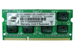   G.Skill SO-DIMM DDR3 8GB 1333Mhz PC3-10666 (F3-10666CL9S-8GBSQ)