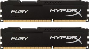  Kingston 16Gb DDR3 1600MHz HyperX Fury Black (2x8GB) (HX316C10FBK2/16)