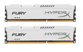  Kingston 8Gb DDR3 1866MHz HyperX Fury White (2x4GB) (HX318C10FWK2/8)