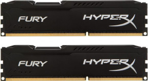   Kingston HyperX OC KIT DDR4 2x8Gb 2400Mhz CL15 Fury Black (HX424C15FB2K2/16)