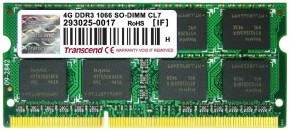   SoDIMM DDR3 4GB 1066 MHz (TS4GAP1066S)