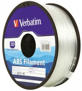  3D Verbatim ABS 1.75mm Transparent 55005  3D  3