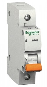   1- Schneider Electric BA63 1P 20A C 11204