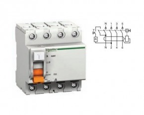   Schneider Electric 63 4 40A 30A (11463) 5