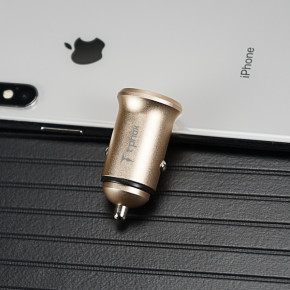    T-phox Zega 3.1A Dual USB Gold 4