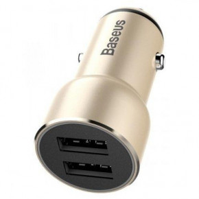    USB Car Charger Adorkable 2xUSB 3.4A Gold (CCJR-0V)