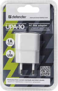    Defender UPA-10 1USB 5V/1 (83540) 3