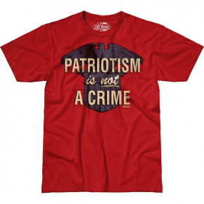  7.62 Design Patriotism Is Not A Crime 762-001-555RD XL