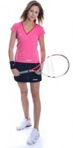   Babolat Polo women performance pink (S) 5