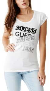   Guess Chante Logo S White