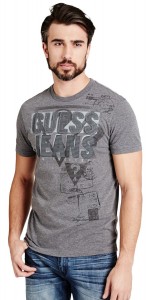   Guess Everett Logo Crewneck L Grey