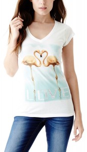   Guess Leah Flamingo M White