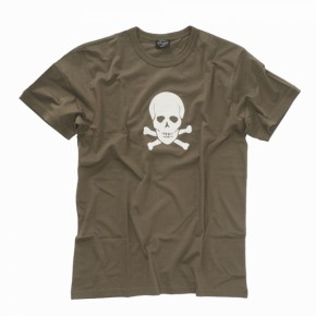   Mil-Tec M.Druck Totenkopf L (52UA) Olive