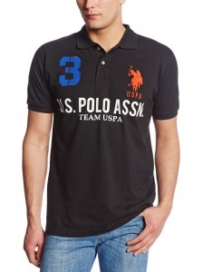   U.S. Polo Assn Team Pique L Black