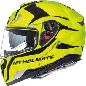  MT Helmets Atom SV-Divergence F1 GLOSS FLUOR YELLOW 3XL