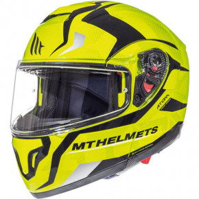  MT Helmets Atom SV-Divergence F1 GLOSS FLUOR YELLOW 3XL 3