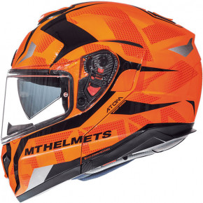  MT Helmets Atom SV-Divergence G1 GLOSS FLUOR ORANGE XL