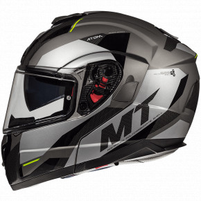  MT Helmets Atom SV Transcend Gloss Matt Gray XS