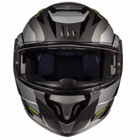  MT Helmets Atom SV Transcend Gloss Matt Gray XS 3