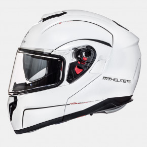  MT Helmets Atom SV solid Gloss Pearl White L