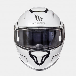  MT Helmets Atom SV solid Gloss Pearl White XXL 4