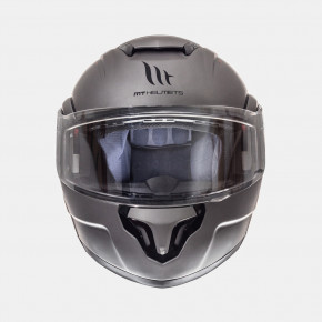  MT Helmets Atom SV solid Matt Grey XS 4