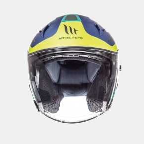  MT Helmets Avenue-Crossroad Matt Dark Blue XS 4