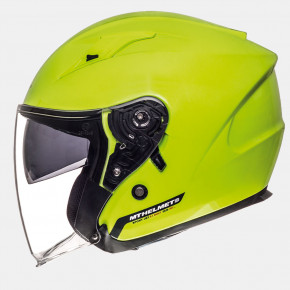  MT Helmets Avenue Solid Gloss Fluor Yellow 3XL